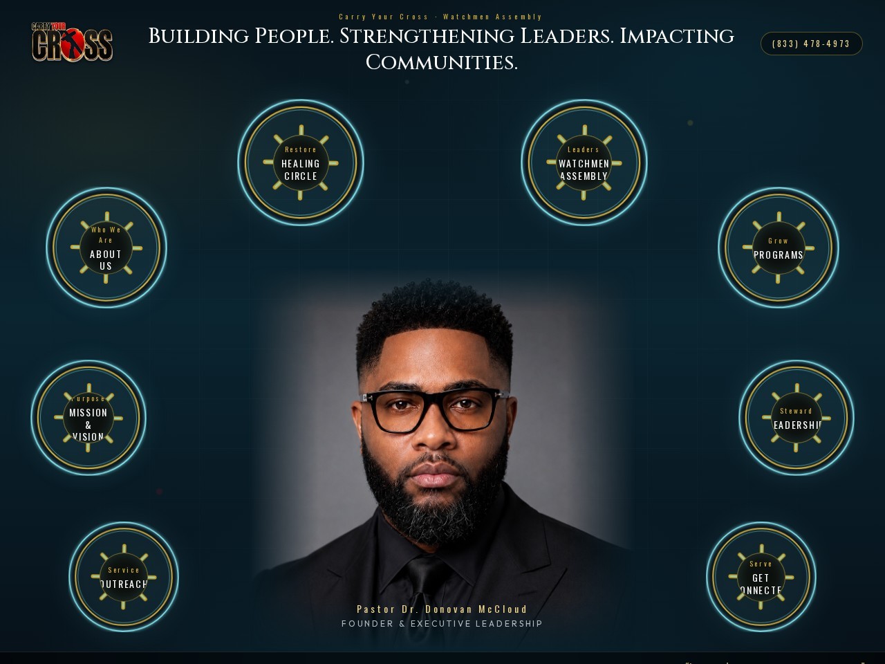 Carry Your Cross website screenshot